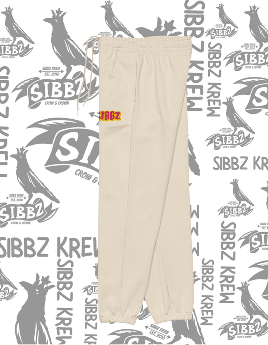 SIBBZ Bubble Logo Heavyweight Sweats Tan/Pink/Gold 2026