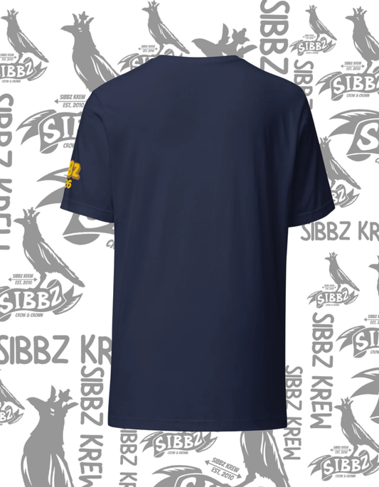 SIBBZ Bubble Logo Tee Navy + Tan + Gold 2026 Limited Edition