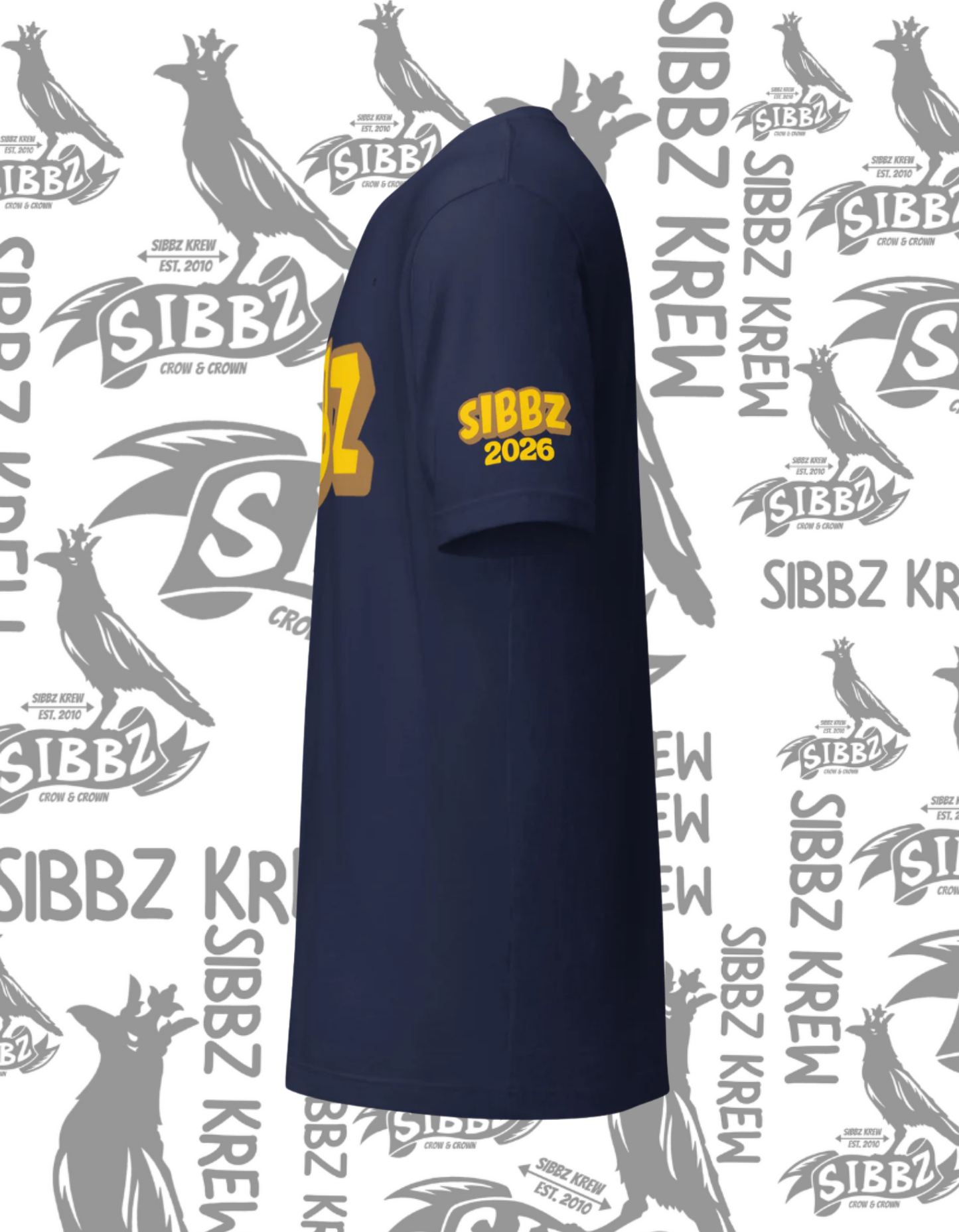 SIBBZ Bubble Logo Tee Navy + Tan + Gold 2026 Limited Edition