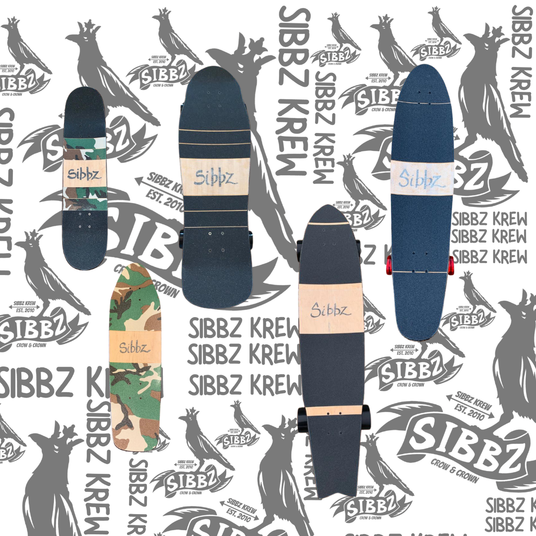SIBBZ Custom Longboards + Skateboards