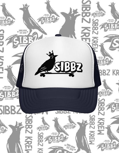 SIBBZ CROW AND CROWN FOAM TRUCKER 11 Different Colors