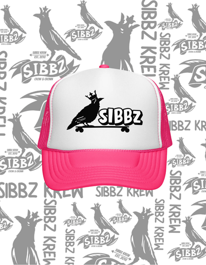 SIBBZ CROW AND CROWN FOAM TRUCKER 11 Different Colors