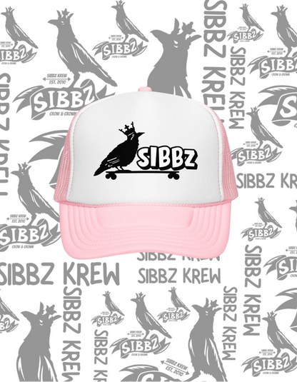 SIBBZ CROW AND CROWN FOAM TRUCKER 11 Different Colors