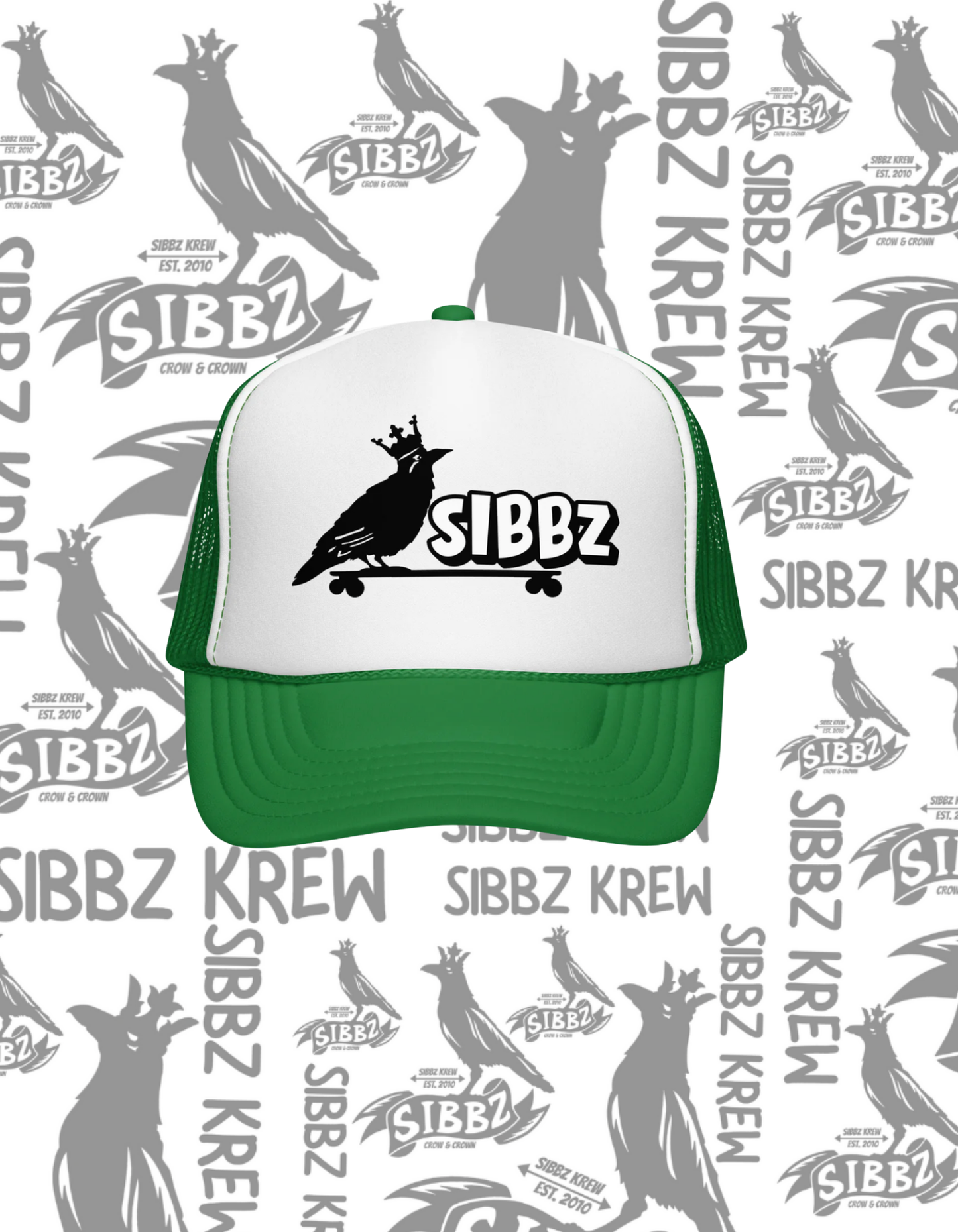 SIBBZ CROW AND CROWN FOAM TRUCKER 11 Different Colors