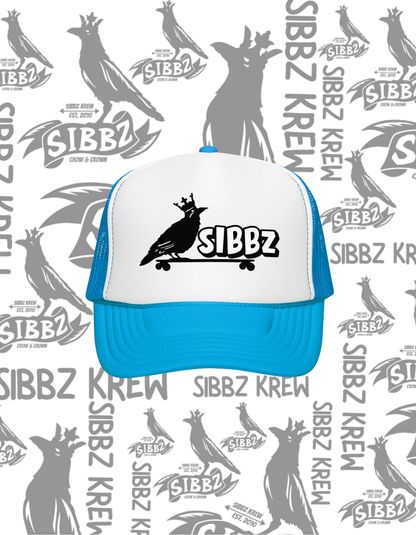 SIBBZ CROW AND CROWN FOAM TRUCKER 11 Different Colors