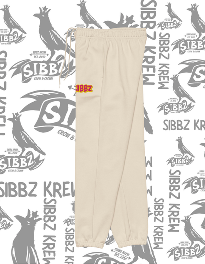 SIBBZ Bubble Logo Heavyweight Sweats Tan/Pink/Gold 2026
