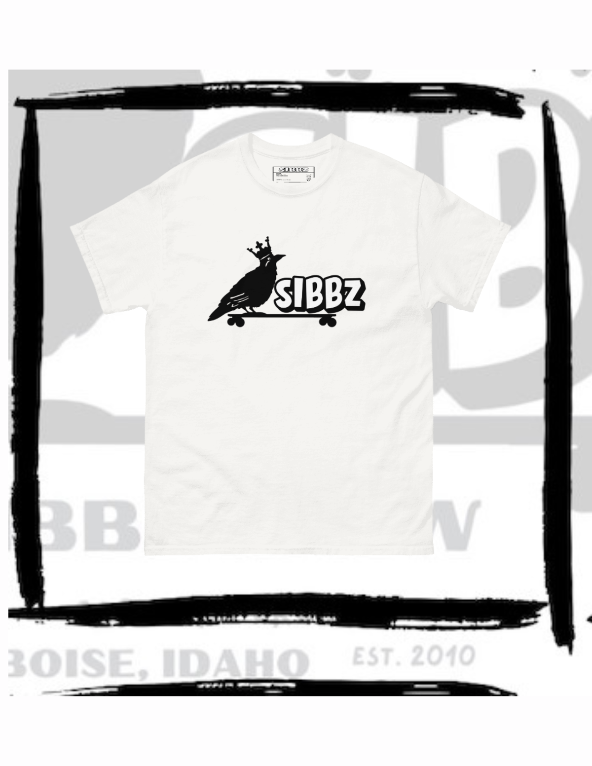 SIBBZ Bubble Logo White Tee