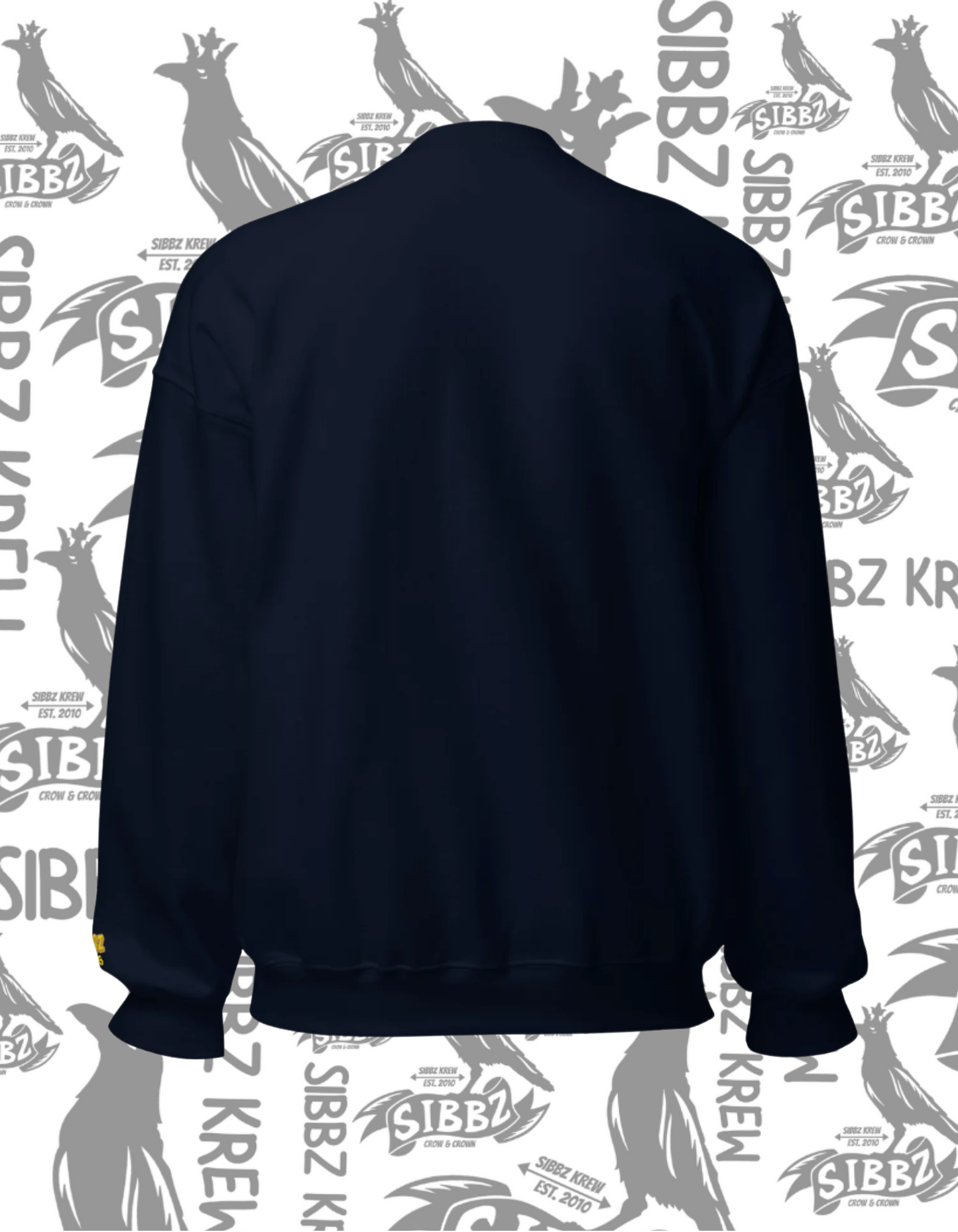 SIBBZ  Crew Neck Bubble  Logo Embroidered 2026 Navy+Tan+Gold