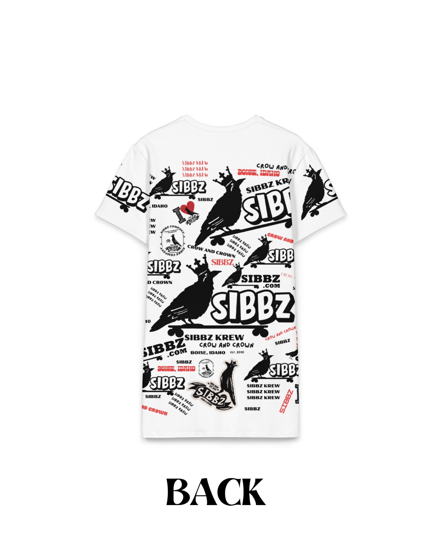 SIBBZ Short Sleeved Tee Shirt Dress