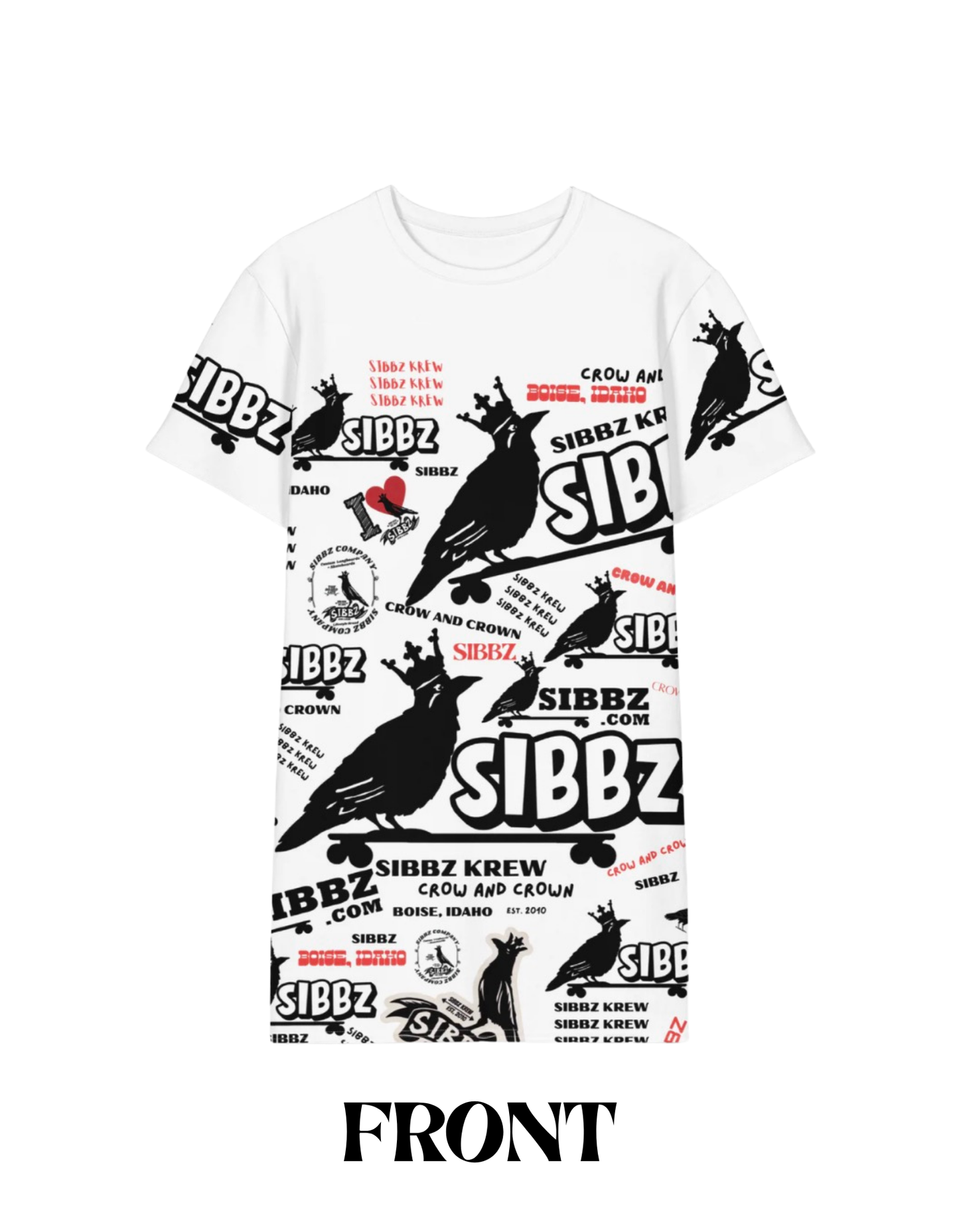 SIBBZ Short Sleeved Tee Shirt Dress