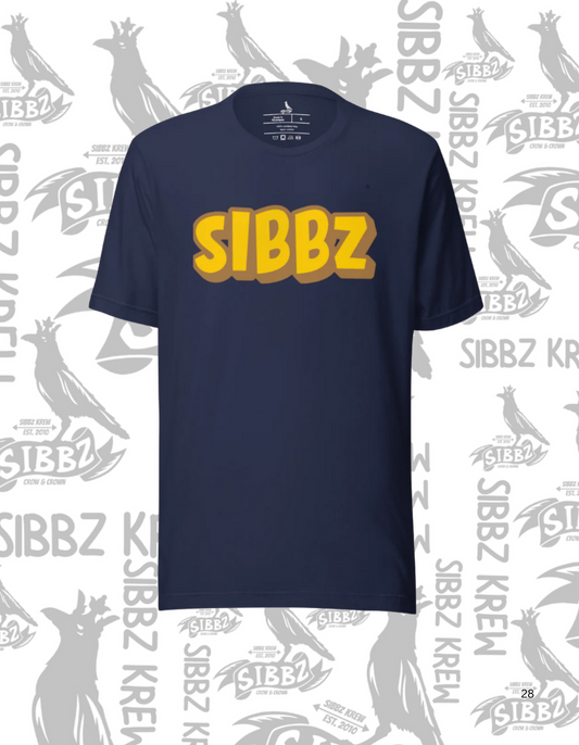 SIBBZ 2026 Tee Navy/Gold/Tan Logo