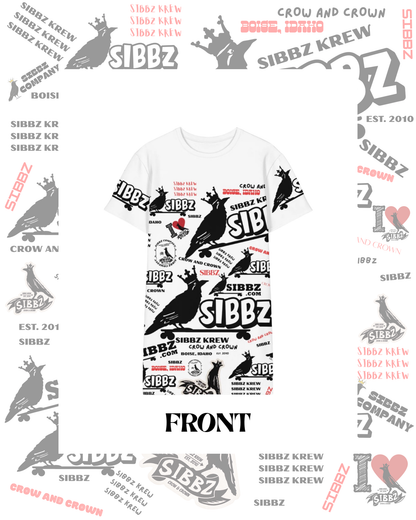 SIBBZ Short Sleeved Tee Shirt Dress